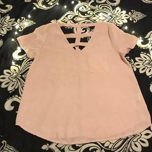 Dusty rose blouse